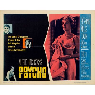 179. Half Sheet (22" x 28"); The Collection of the Late J. Stephen Ryan; Style B; Very Fine+ Folded ### PSYCHO (1960)