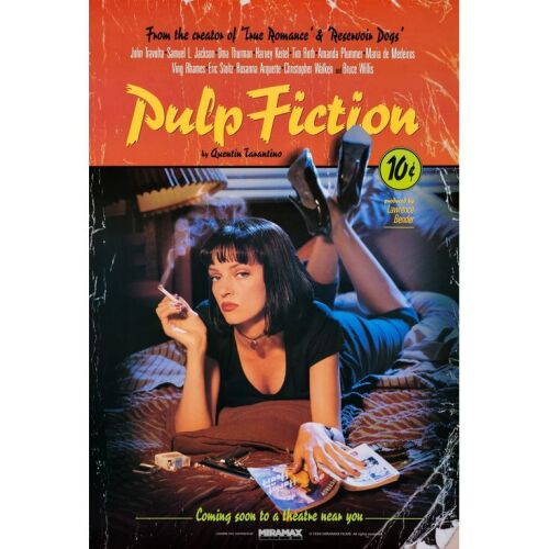 180. One Sheet (27" x 40"); Withdrawn Lucky Strike Style; Very Fine+ Rolled ### PULP FICTION (1994)