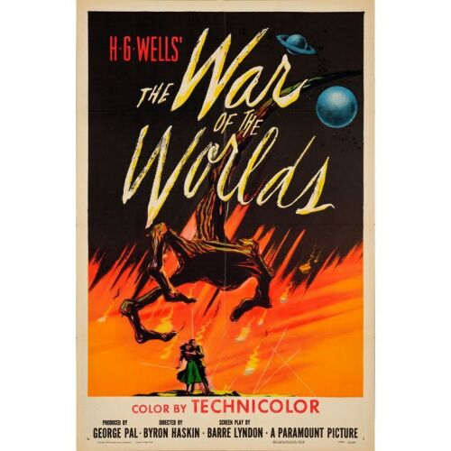 265. One Sheet (27" x 41"); Style A; Near Mint Folded ### WAR OF THE WORLDS (1953)