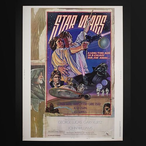 STAR WARS: EPISODE IV: A NEW HOPE (1977) - US 30 x 40 Style-D Poster