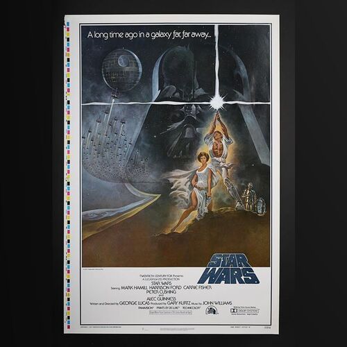 STAR WARS: EPISODE IV: A NEW HOPE (1977) - US One-Sheet Style-A Printer's Proof Poster