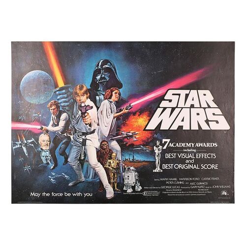 STAR WARS: EPISODE IV: A NEW HOPE (1977) - UK Quad "Oscars&Acirc;&reg;" Poster