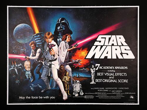 STAR WARS: EPISODE IV: A NEW HOPE (1977) - UK Quad "Oscars&Acirc;&reg;" Poster