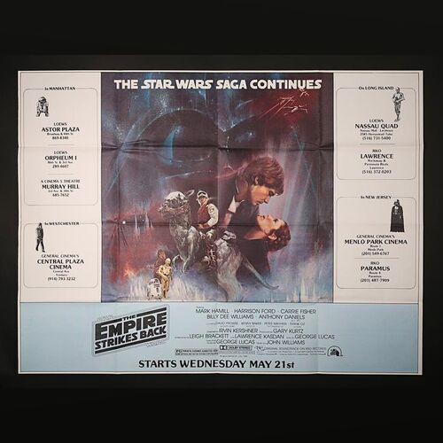 STAR WARS: EPISODE V: THE EMPIRE STRIKES BACK (1980) - US Subway Poster
