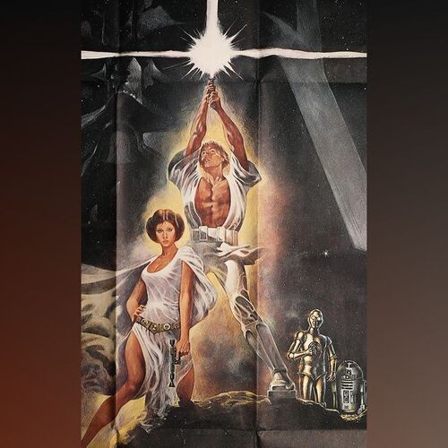 STAR WARS: EPISODE IV: A NEW HOPE (1977) - US Autographed Three-Sheet Poster