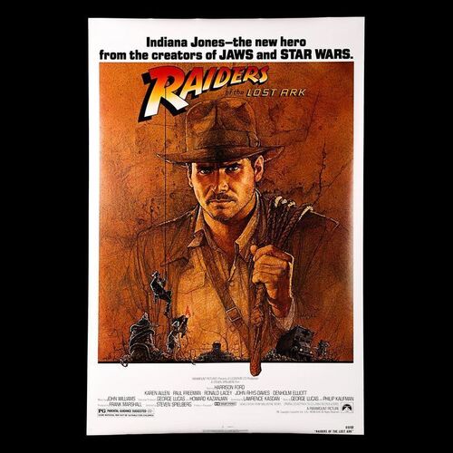 RAIDERS OF THE LOST ARK (1981) - US One-Sheet Poster