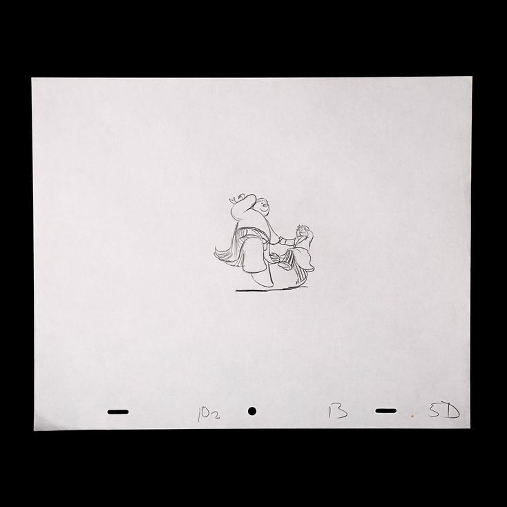 THE SNOWMAN (1982) - Rough Animation Cel - Current price: £200