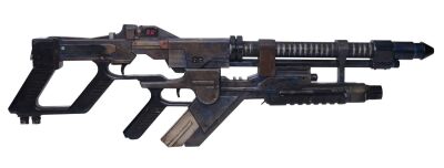 14. Ellen Ripley's (Sigourney Weaver) and Gary Christie's (Gary Dourdan) Screen- and Photo-Matched Light-Up Draco Double Burner ### ALIEN RESURRECTION (1997)