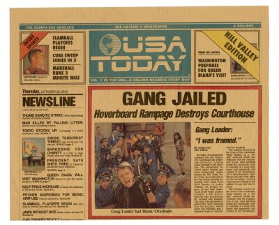 30. Gang Jailed USA Today Newspaper Cover ### BACK TO THE FUTURE PART II (1989)