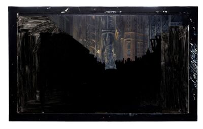 38. Hand-Painted Leigh Took Gotham City Matte Painting ### BATMAN (1989)