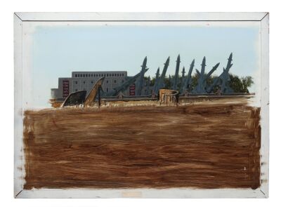 77. Matthew Yuricich Collection: Framed Hand-Painted Matthew Yuricich SAM City Matte Painting ### FLIGHT OF THE INTRUDER (1991)