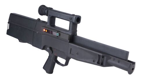 108. Mike Papac Collection: Simon Phoenix's (Wesley Snipes) Light-Up Magnetic Accelerator Casing for Blank-Firing Firearm ### DEMOLITION MAN (1993)