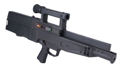 108. Mike Papac Collection: Simon Phoenix's (Wesley Snipes) Light-Up Magnetic Accelerator Casing for Blank-Firing Firearm ### DEMOLITION MAN (1993)
