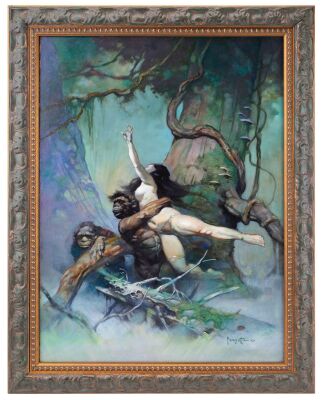 130. Framed Hand-Painted Frank Frazetta "Captive Princess" 1973 Paperback Cover Artwork ### THE PEOPLE THAT TIME FORGOT (1918)