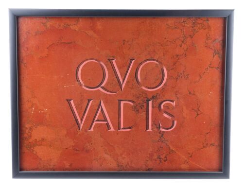 164. Framed Hand-Painted Production-Made Title Card Artwork ### QUO VADIS (1951)
