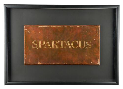165. Framed Hand-Painted Production-Made Title Card Artwork ### SPARTACUS (1960)