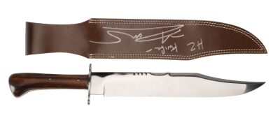 178. Rob Zombie Collection: Michael Myers' (Tyler Mane) Metal Bowie Knife with Zombie-Autographed Storage Sheath ### HALLOWEEN II (2009)