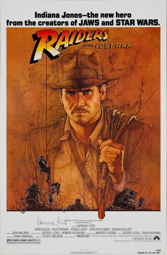 206. Harrison Ford-Autographed U.S. One-Sheet Circa 1981 ### INDIANA JONES AND THE RAIDERS OF THE LOST ARK (1981)