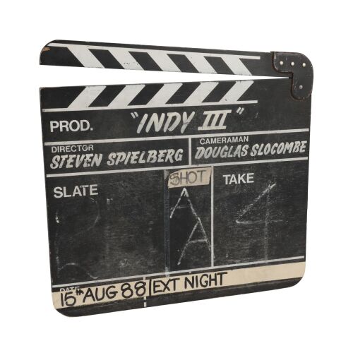 208. Photo-Matched "B" Camera Clapperboard ### INDIANA JONES AND THE LAST CRUSADE (1989)