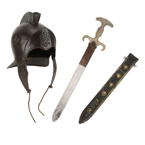 219. Argonaut Helmet, Retractable Sword and Sheath ### JASON AND THE ARGONAUTS (1963)