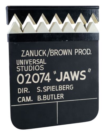 222. Shark Tooth Clapperboard ### JAWS (1975)
