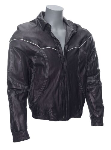 239. The Chameleon's Screen-Matched Leather Michael Knight (David Hasselhoff) Disguise Jacket ### KNIGHT RIDER (T.V. SERIES, 1982 - 1986)