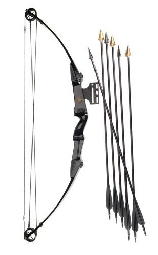 321. 321. Hoyt/Easton John Rambo "Medallion" Bow Replica with Six Takedown Arrows ### RAMBO: FIRST BLOOD PART II (1985)