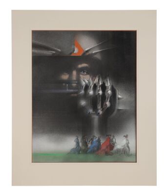 326. Hand-Painted Comprehensive Poster Artwork by Bob Peak ### ROLLERBALL (1975)