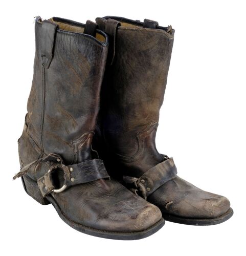 393. The Terminator's (Arnold Schwarzenegger) SFX Motorcycle Boots ### THE TERMINATOR (1984)