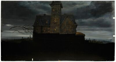 442. Hand-Painted Addams Family House Matte Painting ### ADDAMS FAMILY VALUES (1993)