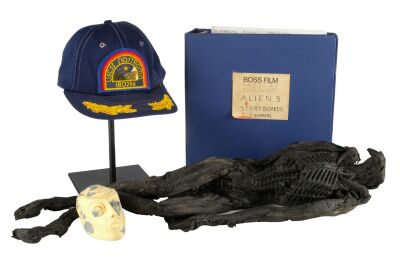 454. Alien3 Xenomorph Puppet and Storyboard Binder with Nostromo Hat Replica and Species Alien-Form Head Maquette ### ALIEN - ALL ITEMS
