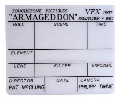 471. VFX Unit Clapperboard Slate ### ARMAGEDDON (1998)