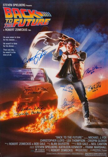478. Key Cast-Autographed Commercial Poster ### BACK TO THE FUTURE (1985)