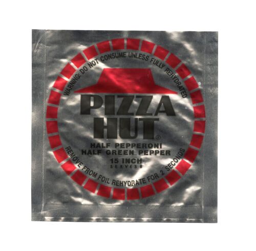 482. Production-Made McFly Family Dehydrated Pizza Hut Wrapper ### BACK TO THE FUTURE PART II (1989)