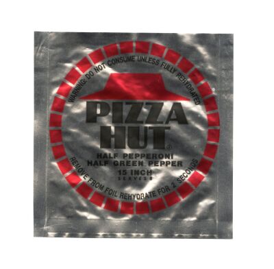 482. Production-Made McFly Family Dehydrated Pizza Hut Wrapper ### BACK TO THE FUTURE PART II (1989)