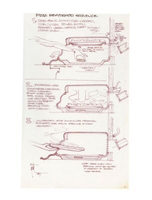 483. Hand-Drawn Edward Eyth "Pizza Rehydrator Sequence" Concept Artwork ### BACK TO THE FUTURE PART II (1989)