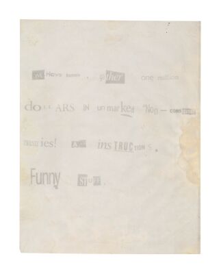 554. Bunny Lebowski's (Tara Reid) Ransom Letter ### THE BIG LEBOWSKI (1998)