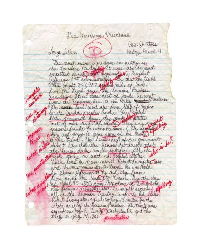 556. Larry Sellers' (Jesse Flanagan) Handwritten Homework ### THE BIG LEBOWSKI (1998)