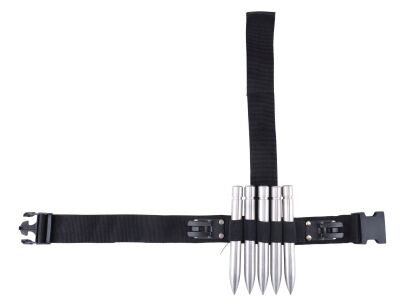 566. Blade's (Wesley Snipes) Metal Stakes and Thigh Holster ### BLADE II (2002)
