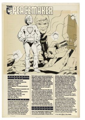 629. Hand-Drawn Keith Giffen and Gary Martin Who's Who: The Definitive Directory of the DC Universe No. 17 P. 27 Splash ### DC COMICS