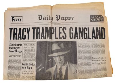 636. Tracy Tramples Gangland Newspaper ### DICK TRACY (1990)