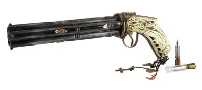 644. John Milton's (Nicolas Cage) Godkiller Pistol with Pair of Bullets ### DRIVE ANGRY (2011)