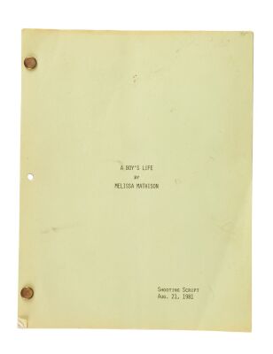 645. Bound Security-Stamped "A Boy's Life" Shooting Script ### E.T. THE EXTRA-TERRESTRIAL (1982)