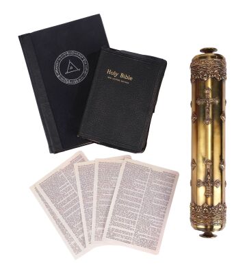 657. Prophecy Scroll with Bible and Diabolic Rites Book ### END OF DAYS (1999)