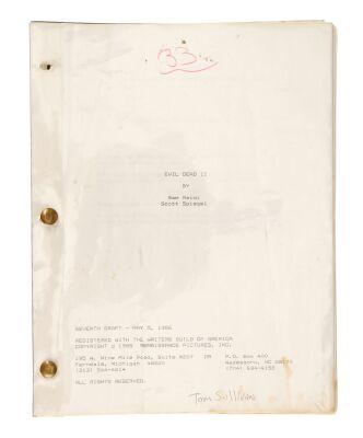 669. Tom Sullivan Collection: Seventh Draft Script ### EVIL DEAD II (1987)
