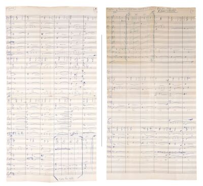 676. Ennio Morricone's Handwritten Sheet of Sheet Music ### EXORCIST II: THE HERETIC (1977)