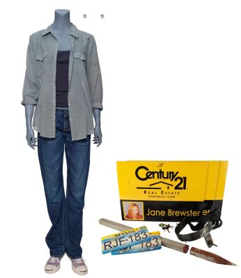 709. Jane Brewster's (Toni Collette) Screen-Matched Bloodied Escape Ensemble and Real Estate Ephemera ### FRIGHT NIGHT (2011)