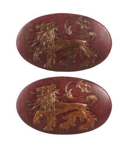 717. Pair of Lannister Shields ### GAME OF THRONES (T.V. SERIES, 2011 - 2019)