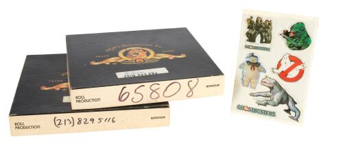 723. Set of 23 35mm Film Rolls and One Sticker Sheet ### GHOSTBUSTERS (1984)