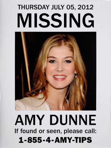 746. Set of Five Amy Dunne (Rosamund Pike) Missing Posters ### GONE GIRL (2014)